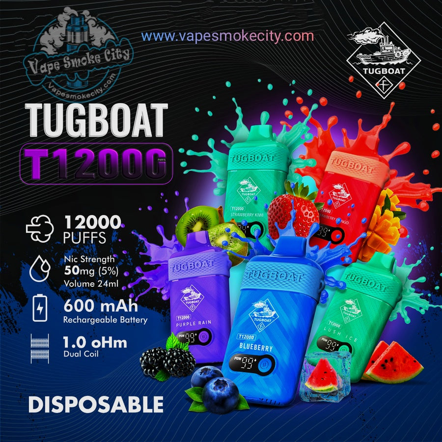 Buy Tugboat T12000 Puffs Disposable In Dubai,UAE