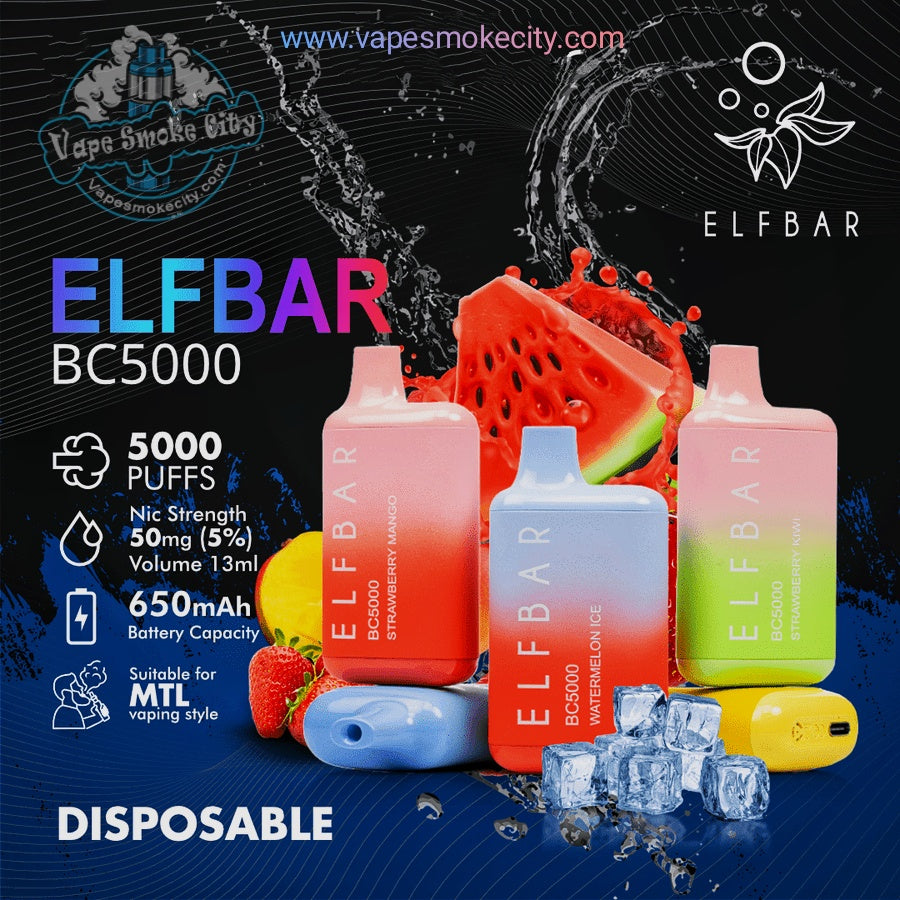 Elf Bar BC5000 Puffs – Top Vape Deal Dubai,UAE