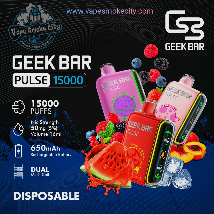 Geek Bar 15000 Puffs Disposable – Vape Smoke City