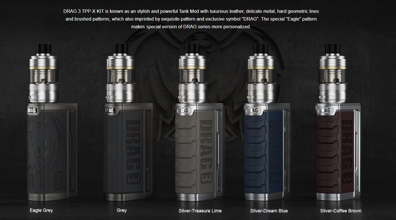 5 Colors Voopoo Drag 3