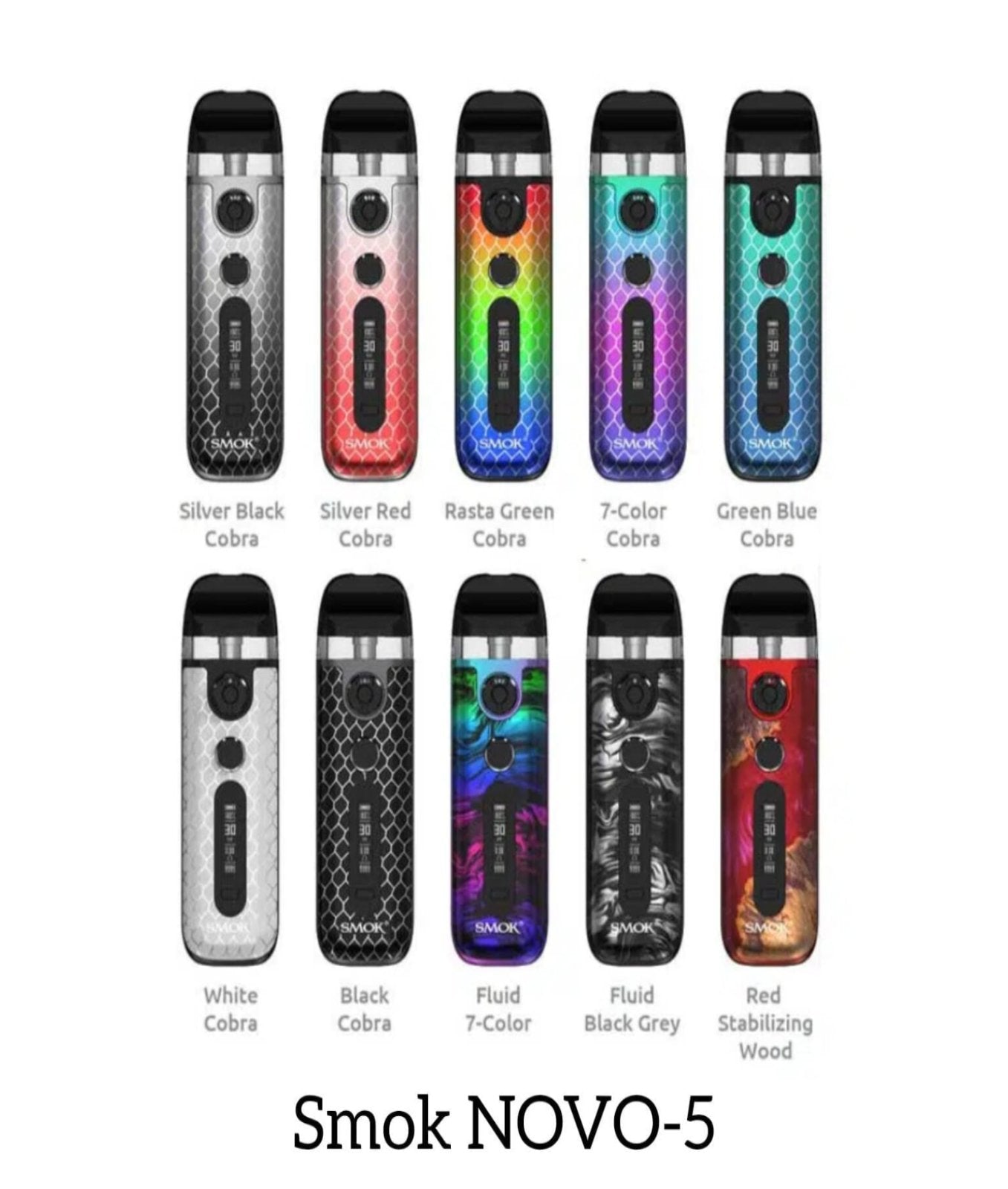 All Flavors Smok Novo 5