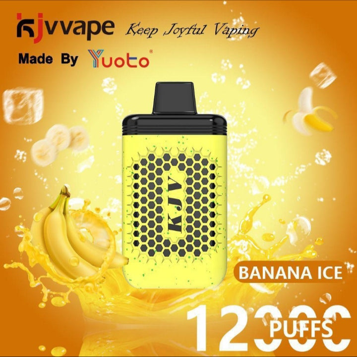 Banana Ice| Yuoto KJV 12000 Puffs