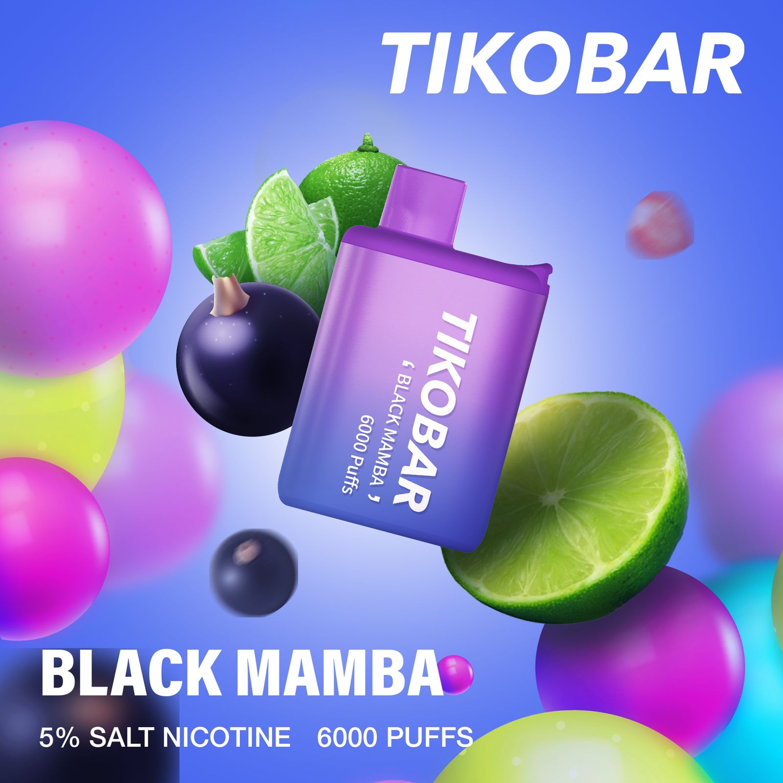 Black Mamba| Tikobar 6000 Puffs