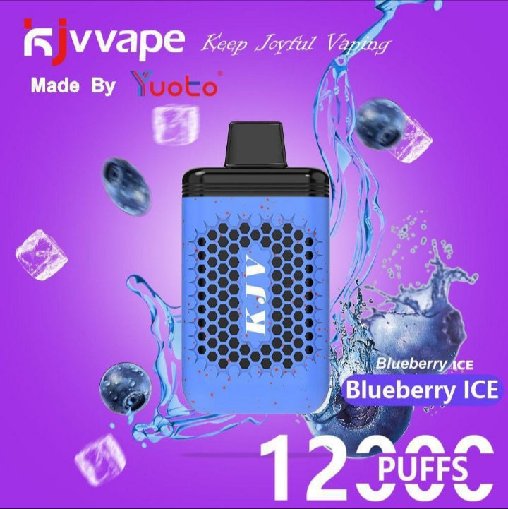 Blueberry Ice| Yuoto KJV 12000 Puffs