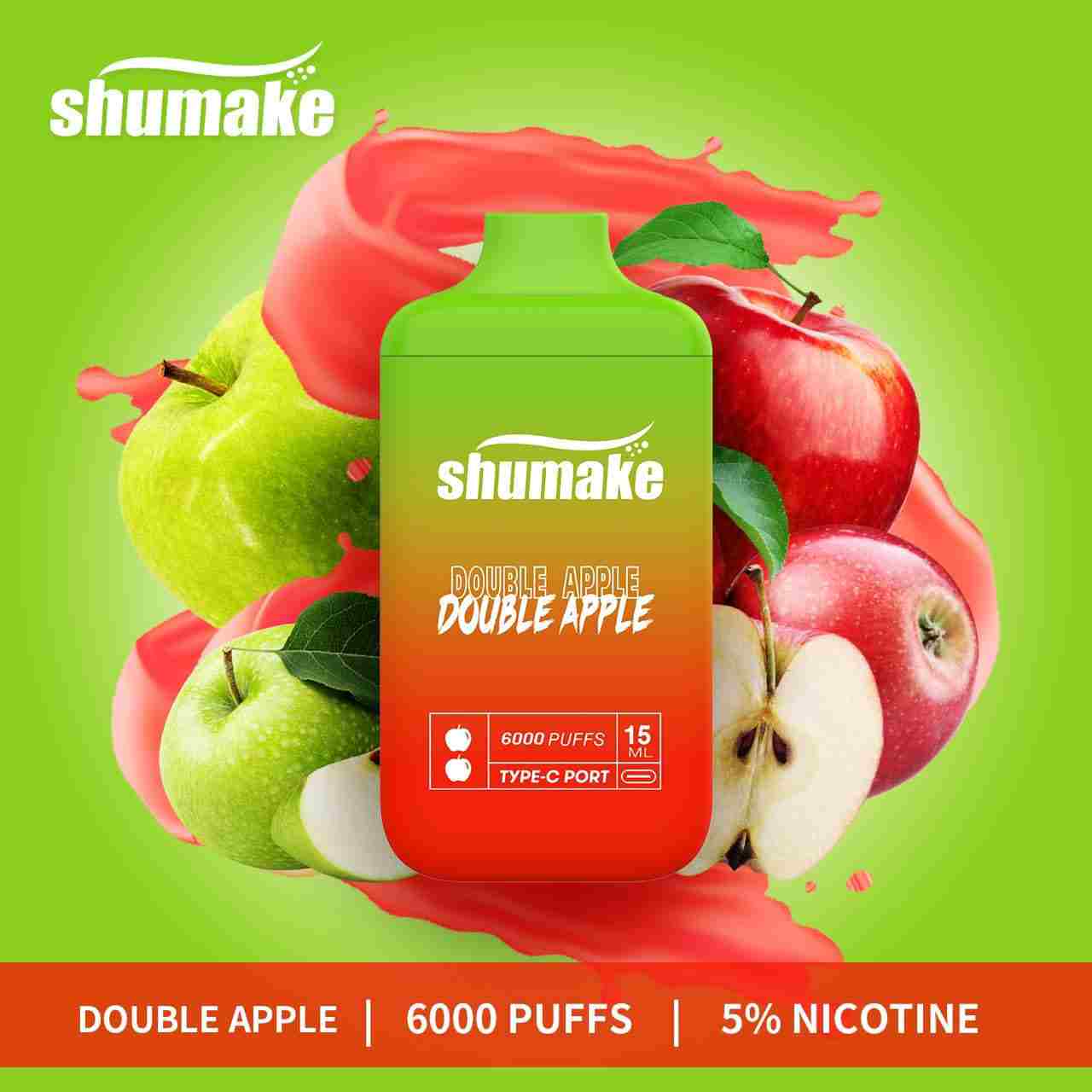 Double Apple| Shumake 6000 Puffs