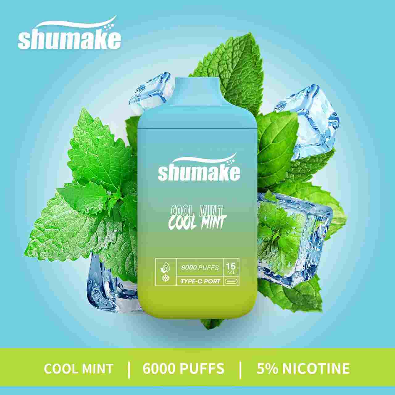 Cool Mint| Shumake 6000 Puffs