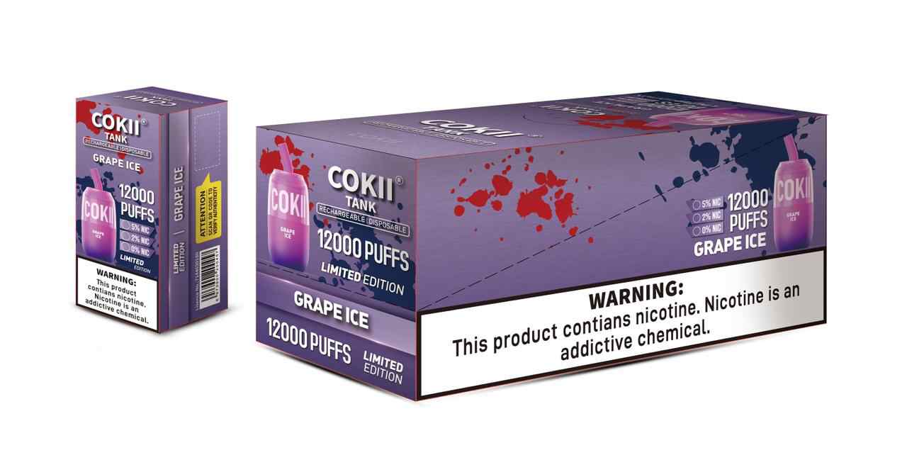 Grape Ice| Cokii Tank 12000 Puffs