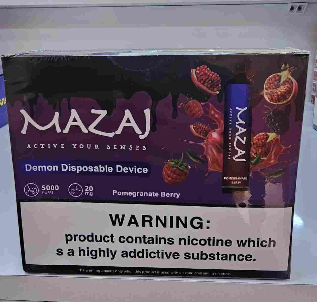 Pomegranate Berry| Mazaj Demon 5000 Puffs