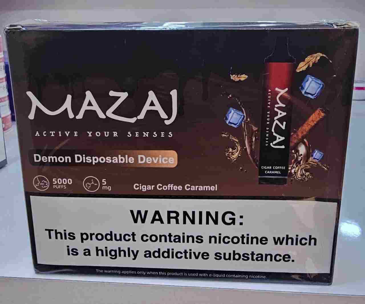 Cigar Coffee Caramel| Mazaj Demon 5000 Puffs