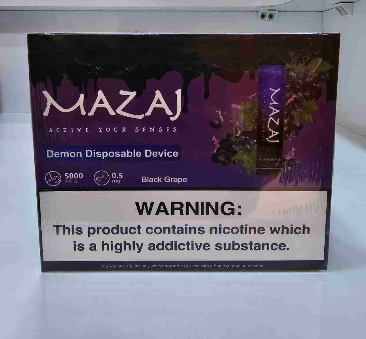 Black Grape| Mazaj Demon 5000 Puffs