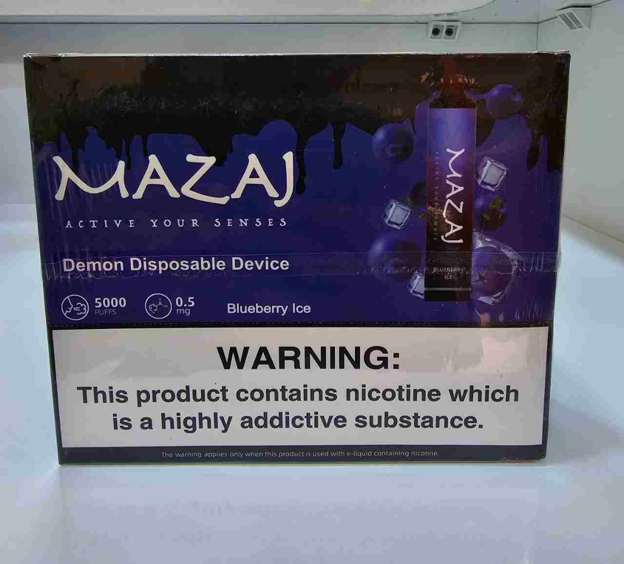 Blueberry Ice| Mazaj Demon 5000 Puffs