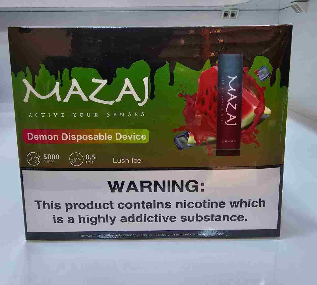 Lush Ice| Mazaj Demon 5000 Puffs