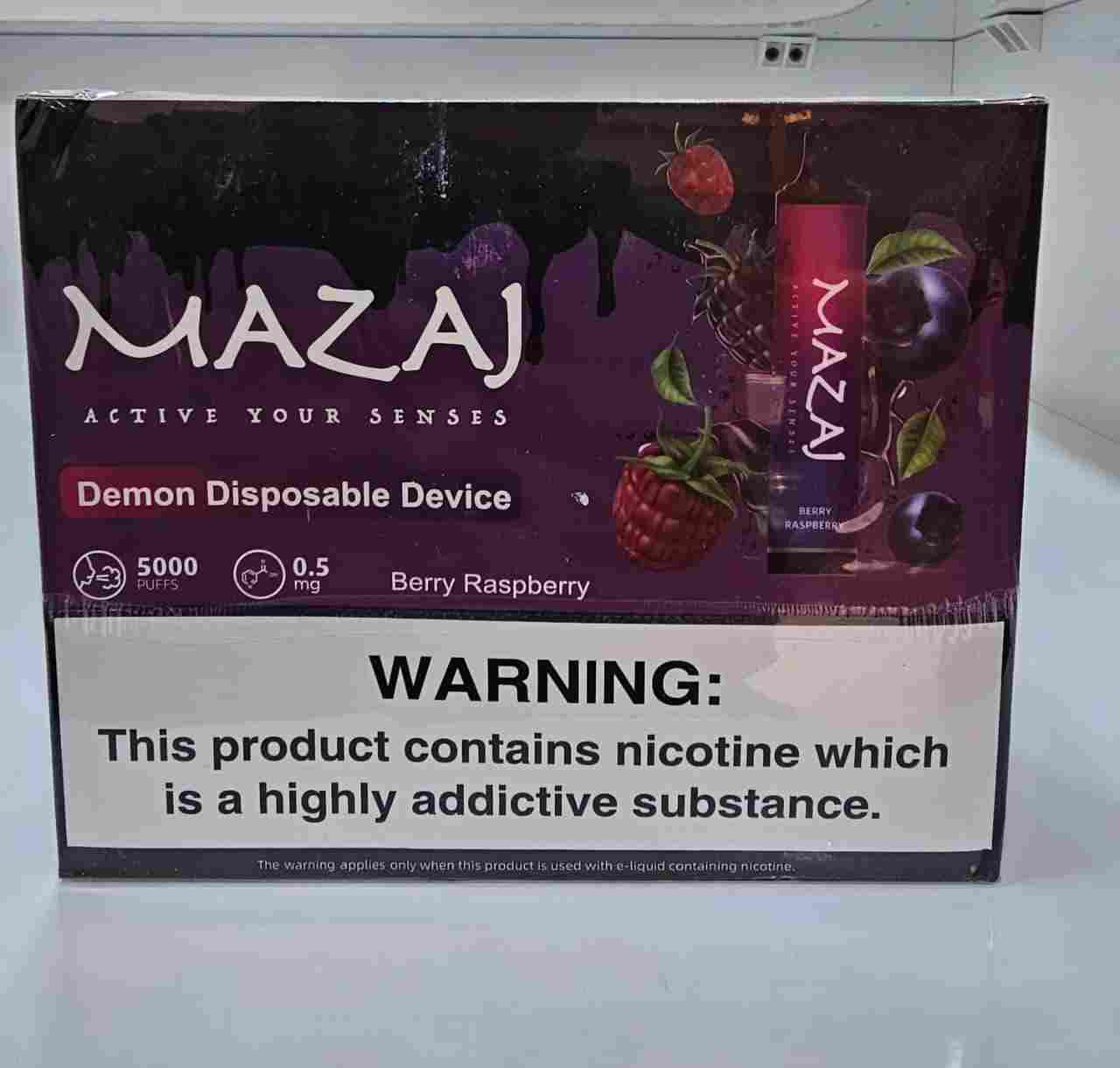 Berry Raspberry| Mazaj Demon 5000 Puffs