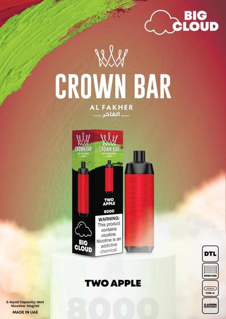 Two Apple | Crown Bar 8000 Puffs