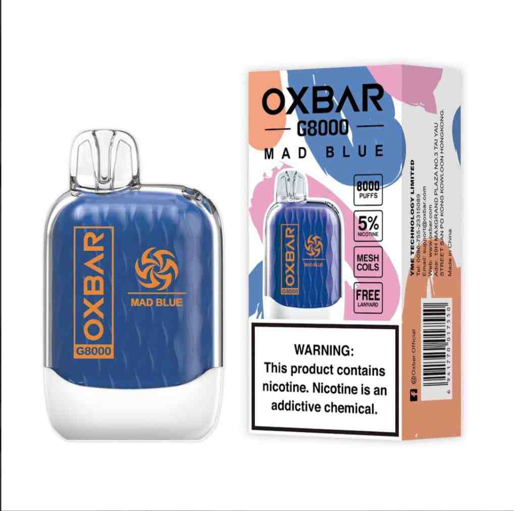 Mad Blue| Oxbar G8000 Puffs