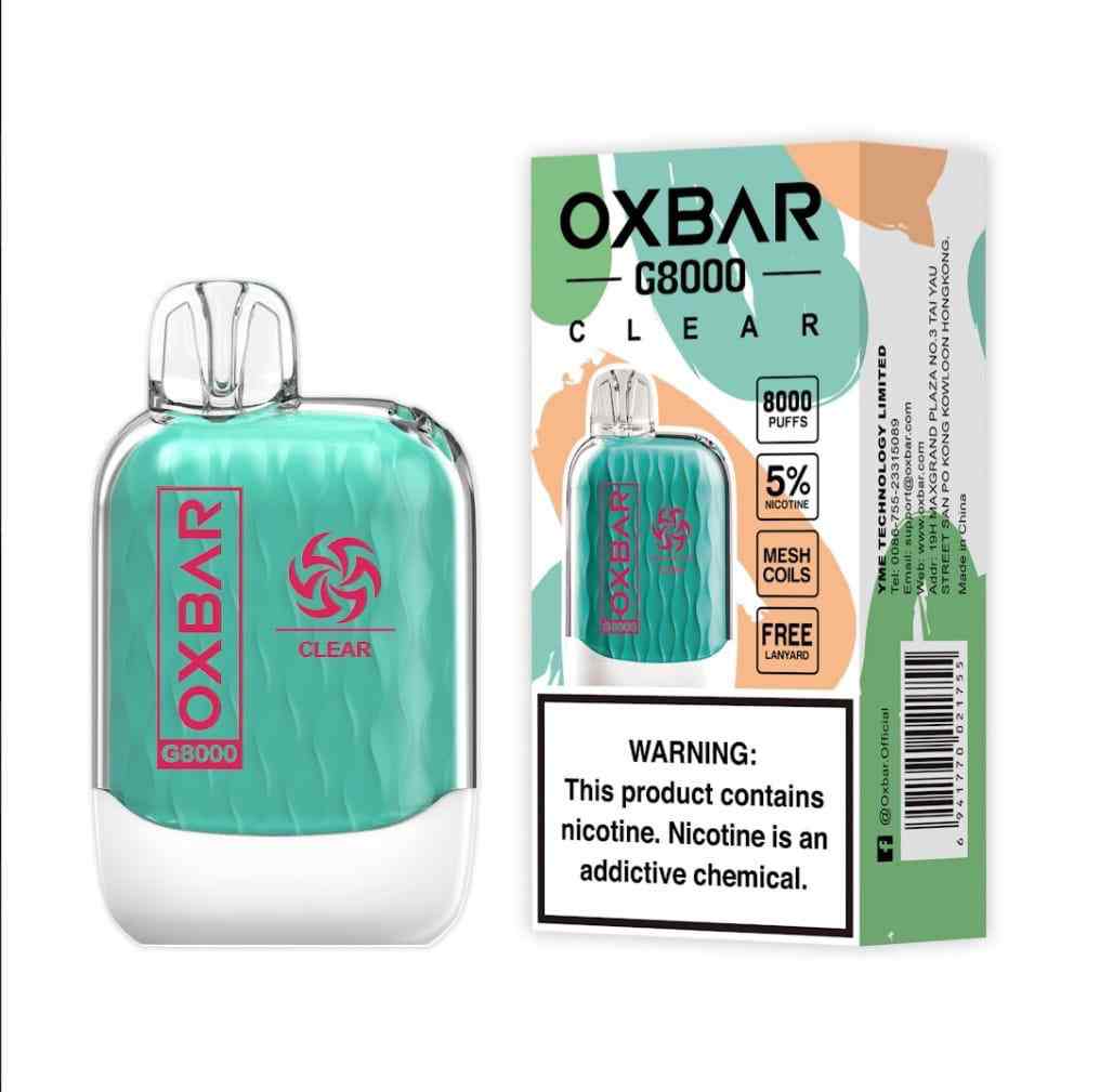 Clear| Oxbar G8000 Puffs