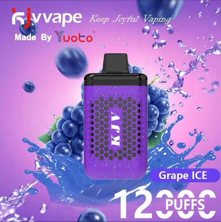 Grape Ice| Yuoto KJV 12000 Puffs