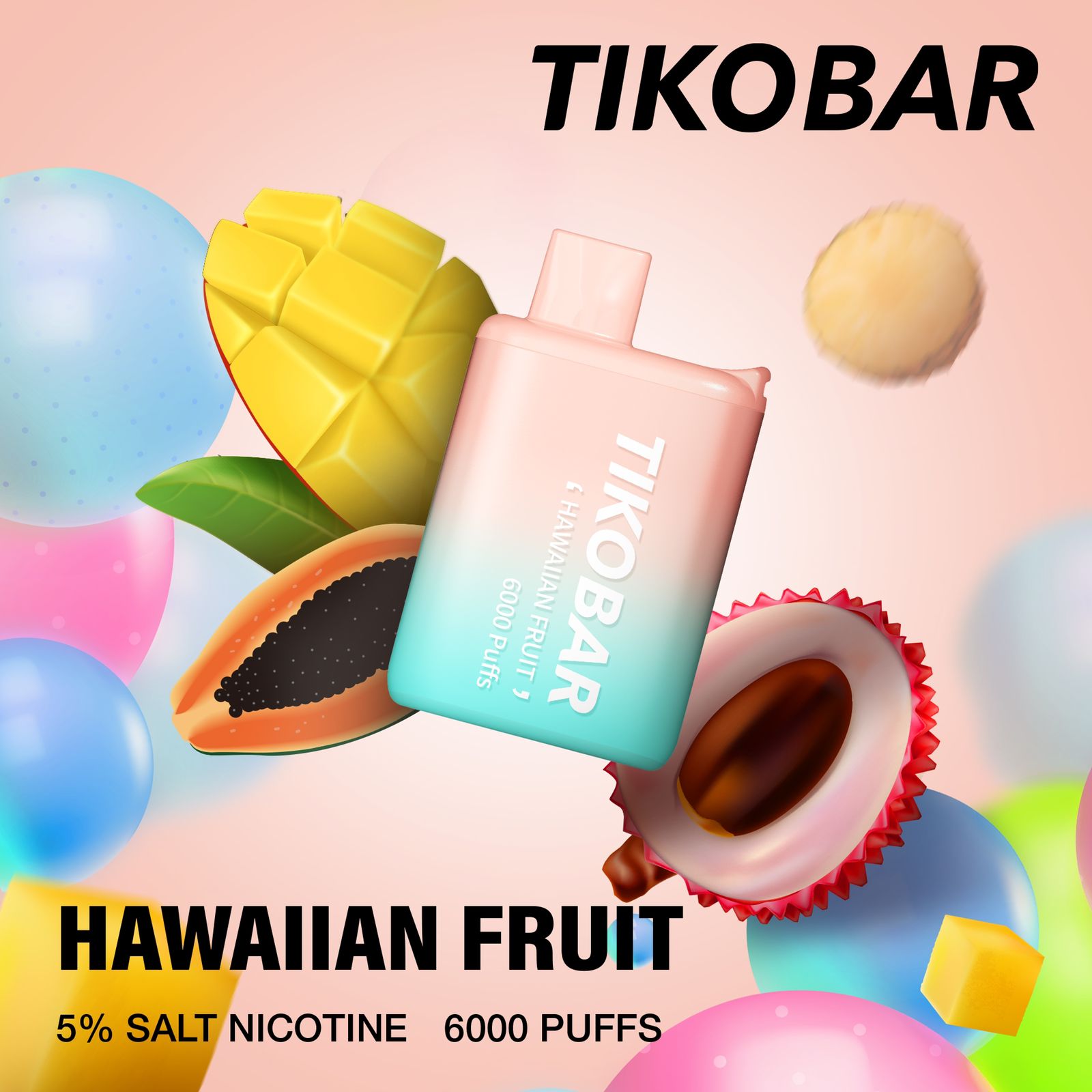 Hawaiian Fruit| Tikobar 6000 Puffs