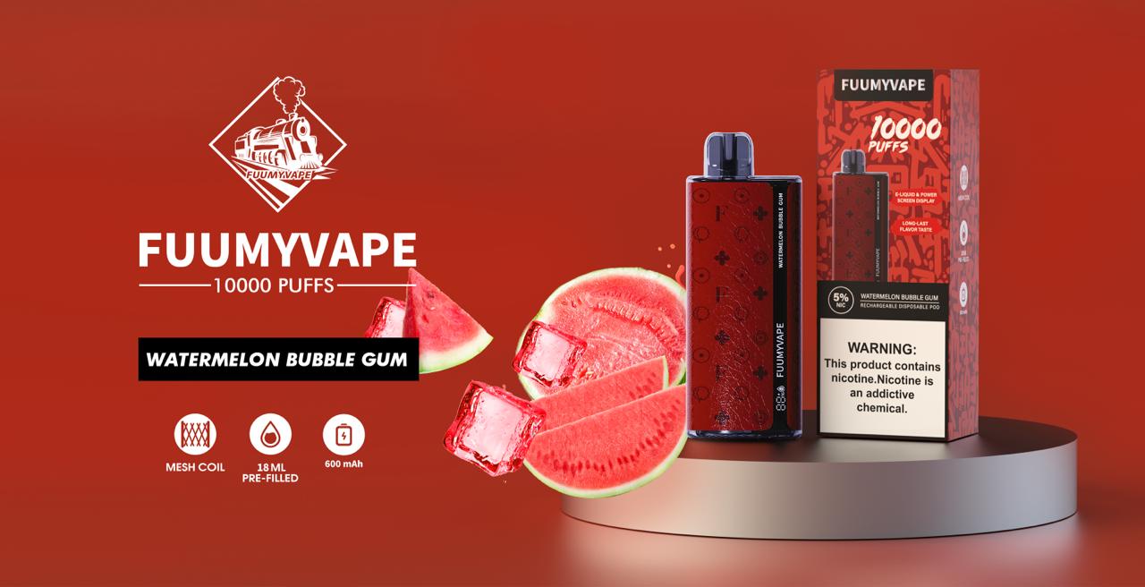 Watermelon Bubble Gum| Fuumyvape 10000 Puffs