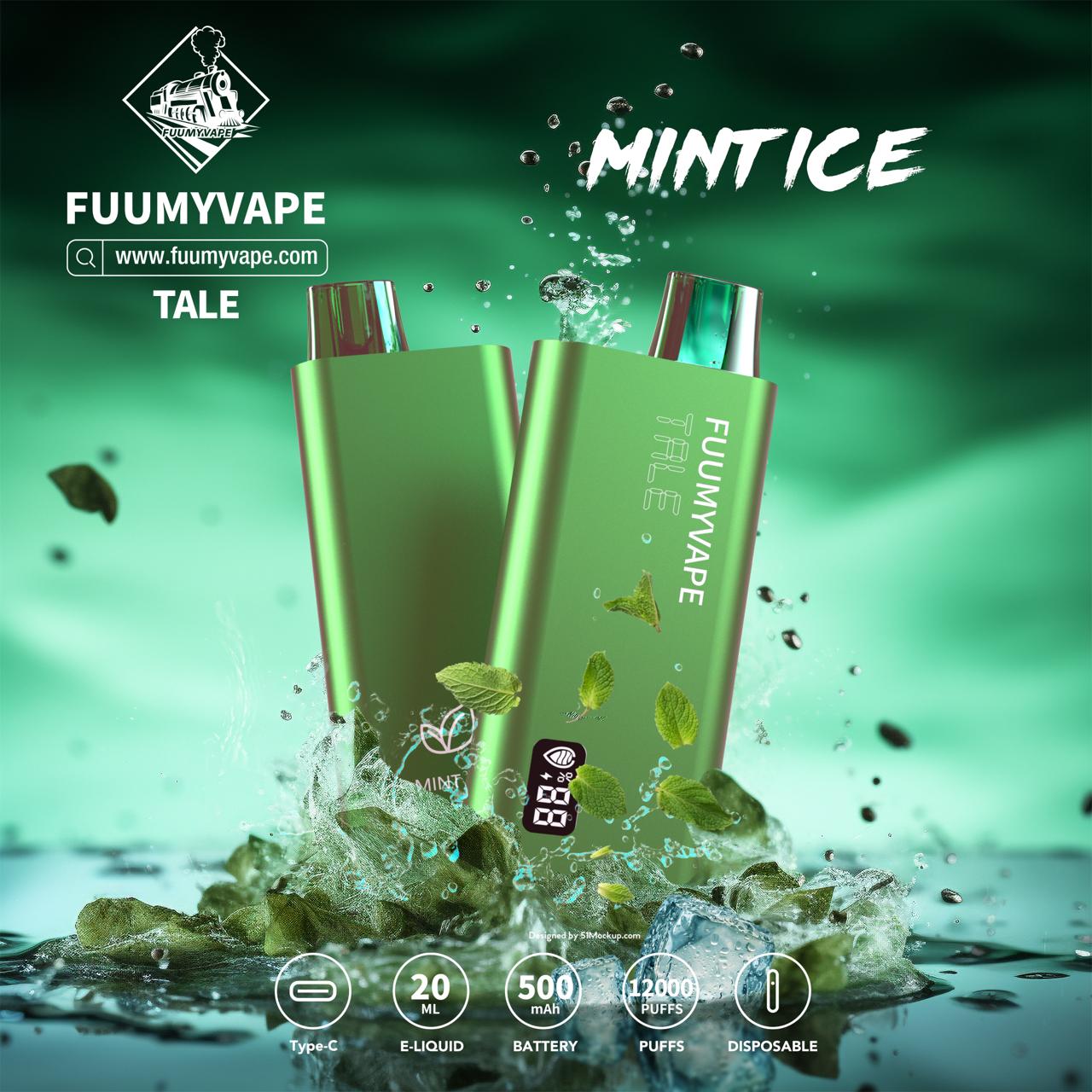 Mint Ice| Fuumyvape 12000 Puffs