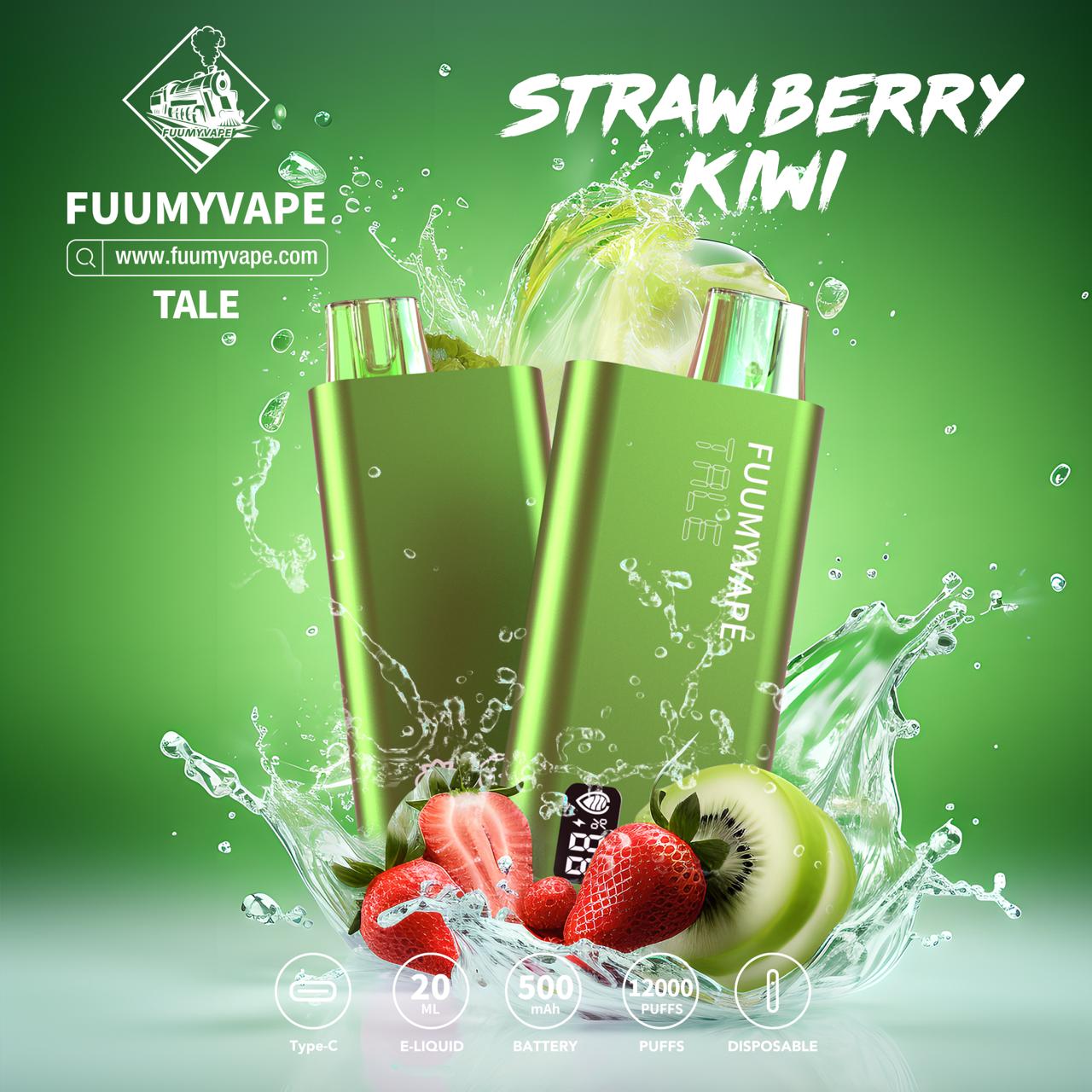 Strawberry Kiwi| Fuumyvape 12000 Puffs