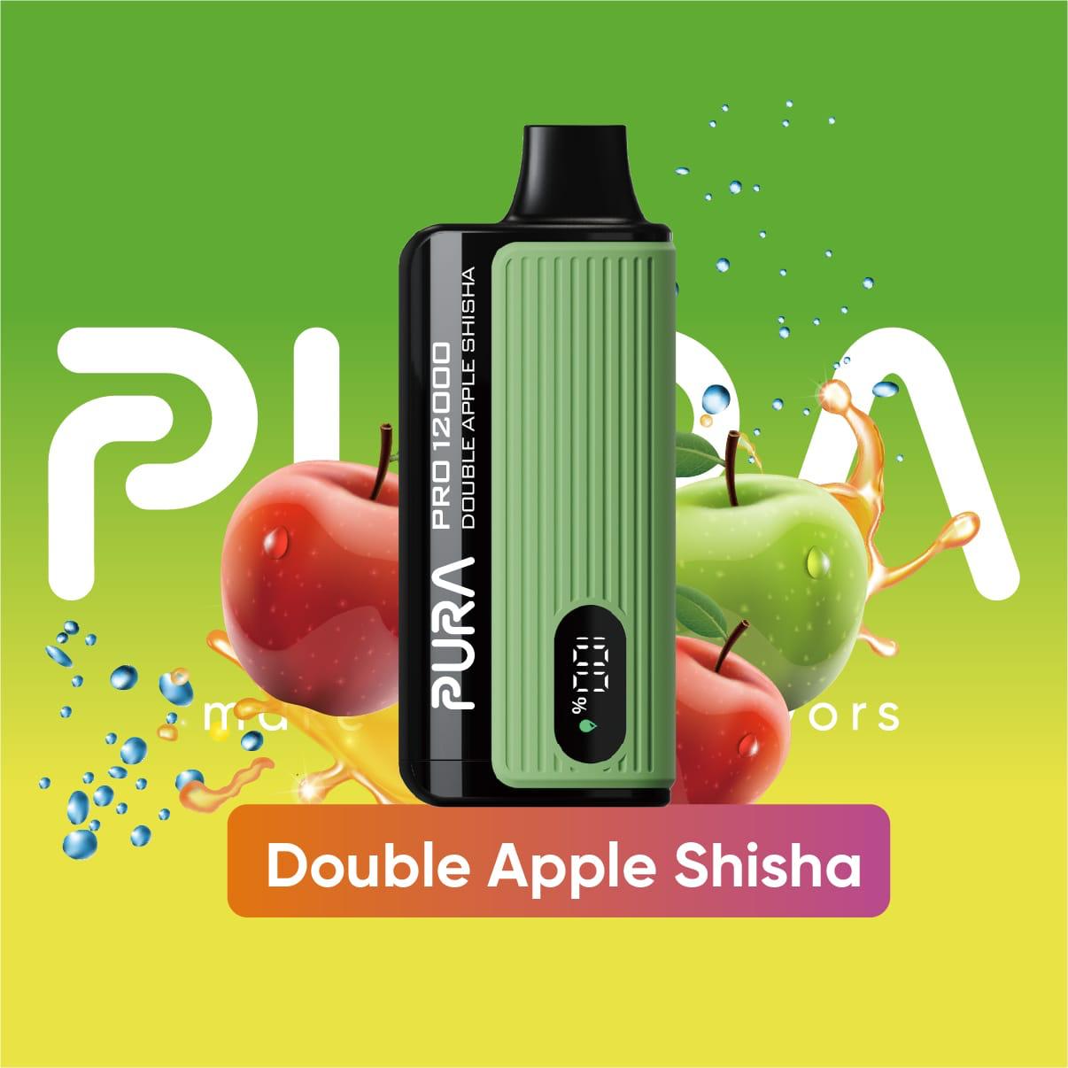 Double Apple Shisha| PURA 12000puffs