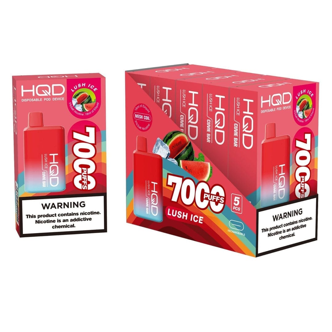 HQD Cuvie bar 7000 puffs Rechargeable vape