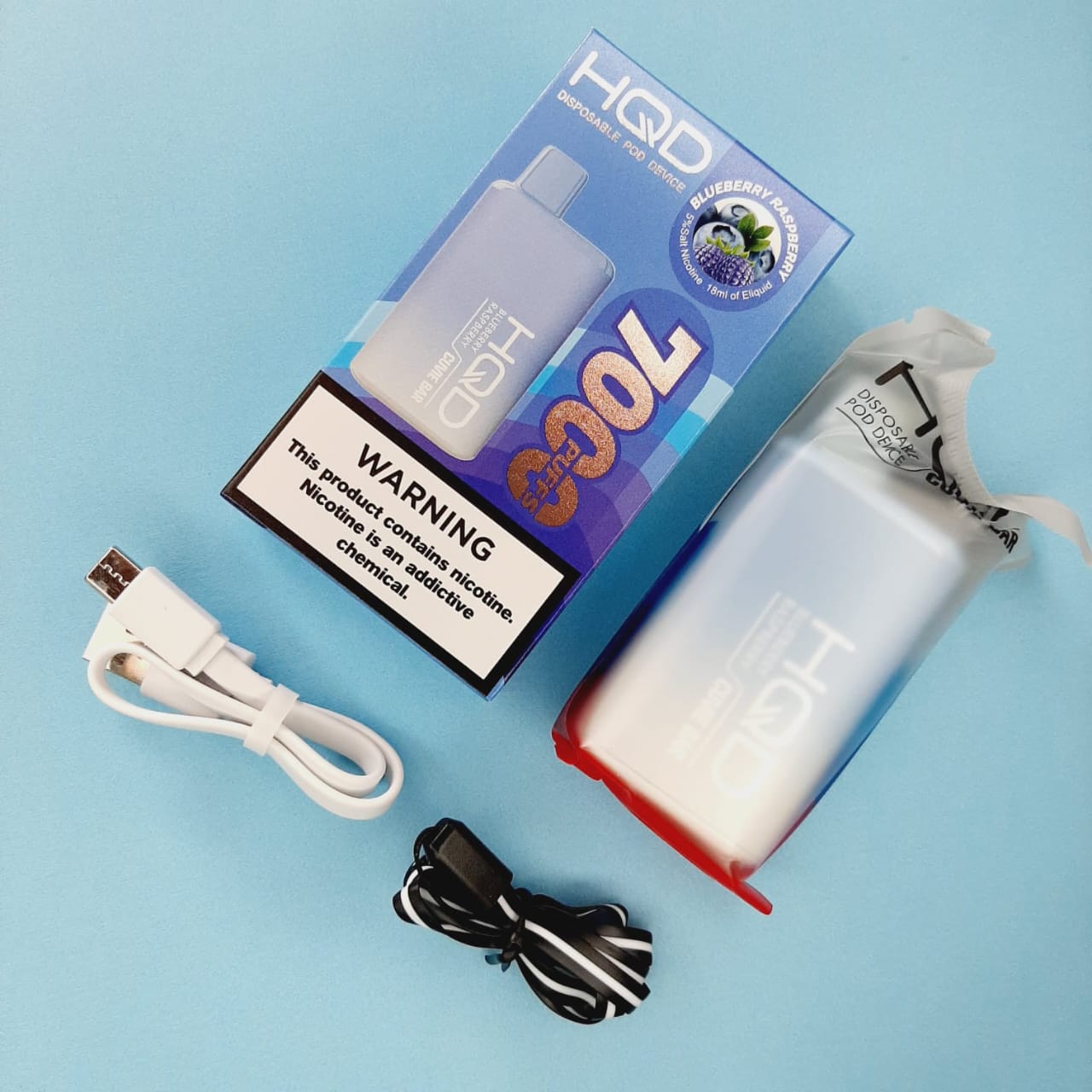 HQD Cuvie bar 7000 puffs Rechargeable vape