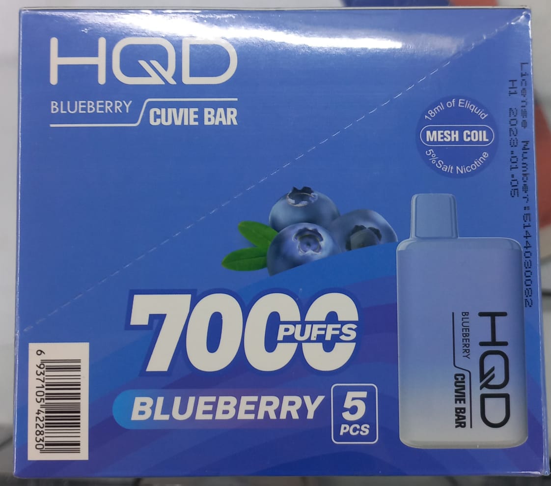 HQD Cuvie bar 7000 puffs Rechargeable vape