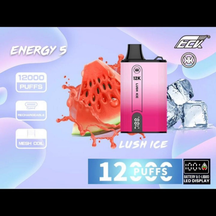 Lush Ice| KK ENERGY 12000puffs