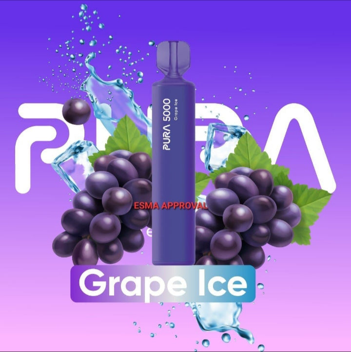 Grape Ice| Pura 5000 Puffs