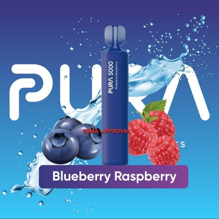 Blueberry Raspberry| Pura 5000 Puffs