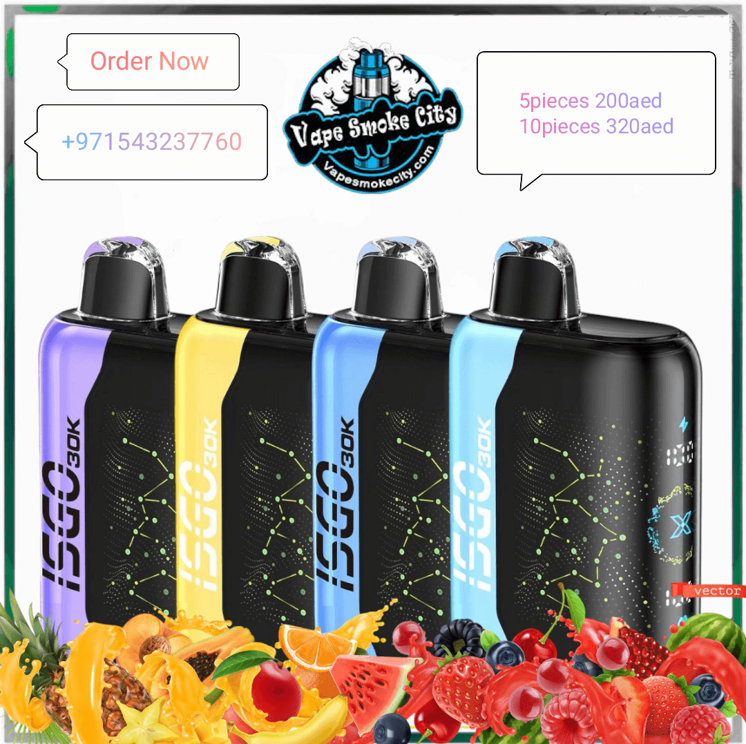 ISGO Paris X 30000 Puffs Disposable in Dubai Vape Smoke City ISGO Paris X 30000 Puffs Disposable in Dubai Vape Smoke City