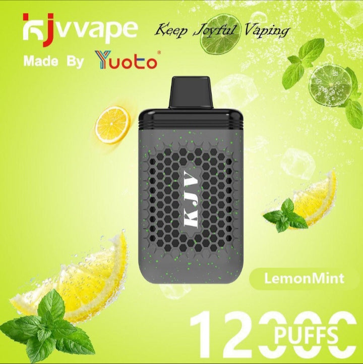 Lemon Mint| Yuoto KJV 12000 Puffs