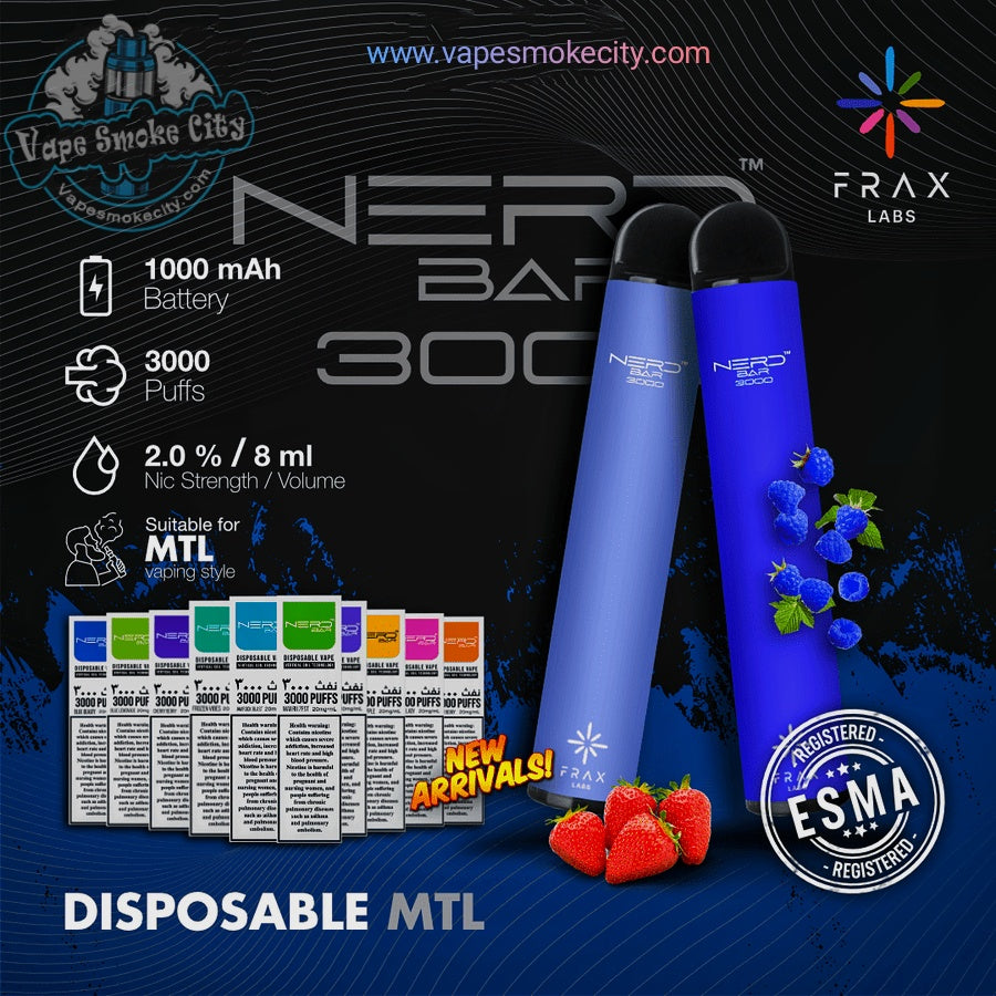 Nerd Bar 3000 Puffs