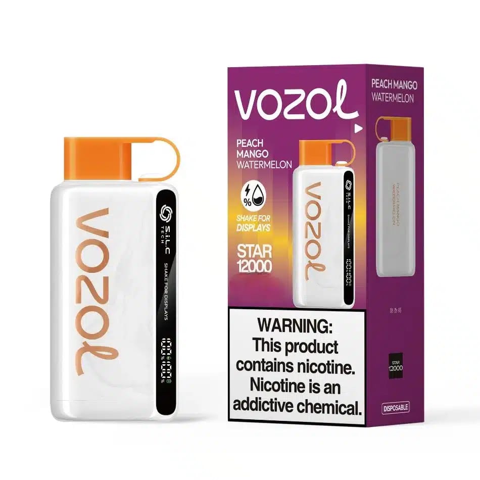 Peach Mango Watermelon| Vozol Star 12000 Puffs