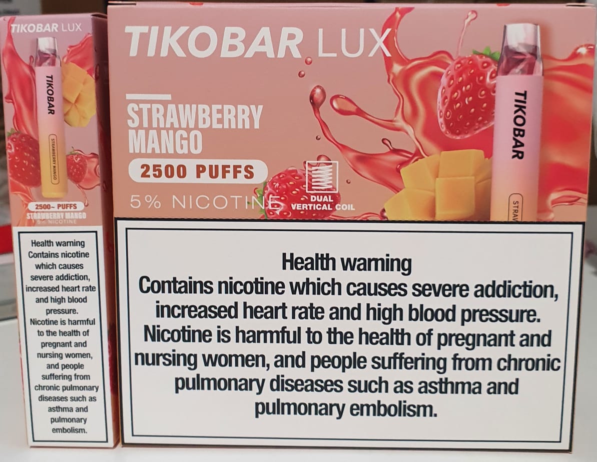 Strawberry Mango| Tikobar Lux 2500 Puffs