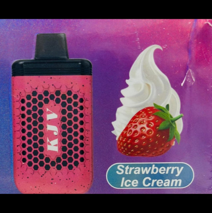 Strawberry Ice Cream| Yuoto KJV 12000 Puffs