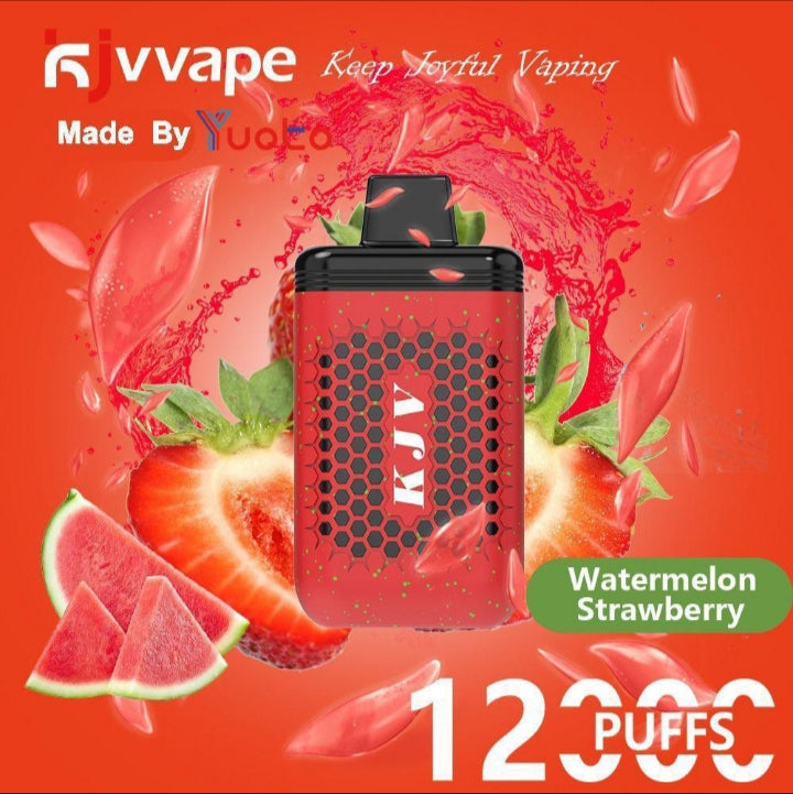 Watermelon Strawberry| Yuoto KJV 12000 Puffs