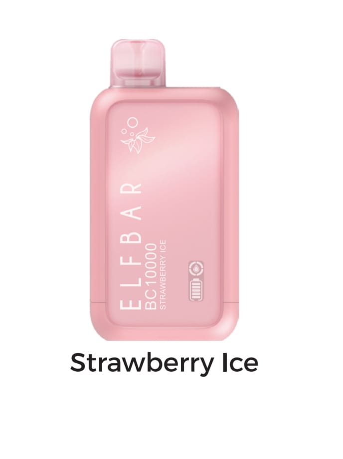  Strawberry Ice| Elf Bar BC10000 Puffs