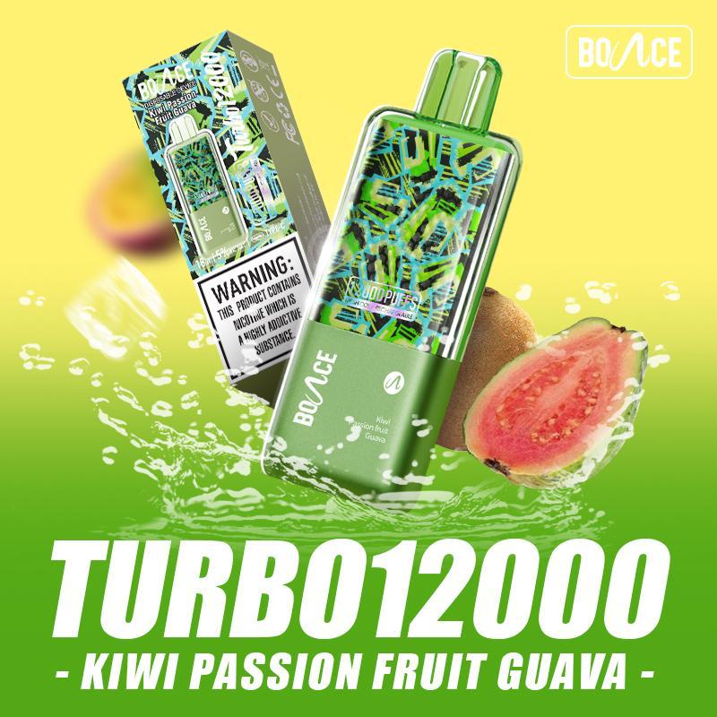 Kiwi Passoin Fruit Guava| Turbo 12000puffs