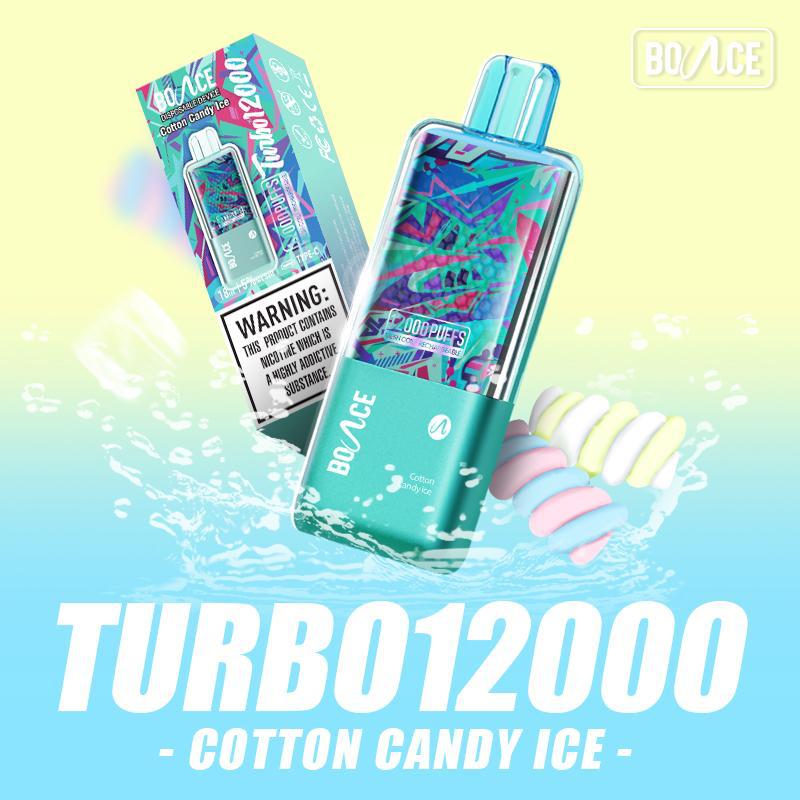 Cotton Candy Ice| Turbo 12000puffs