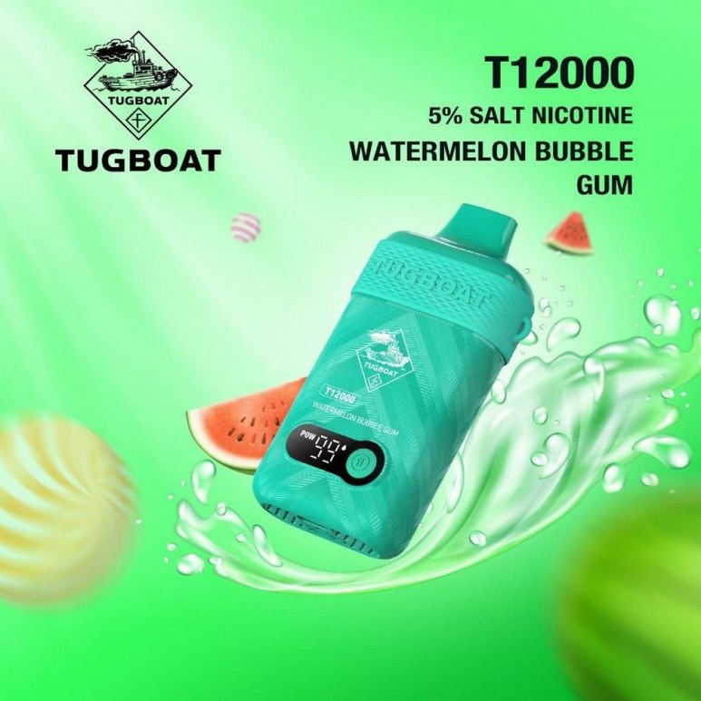 WATERMELON BUBBLE GUM|TUGBOAT T12000