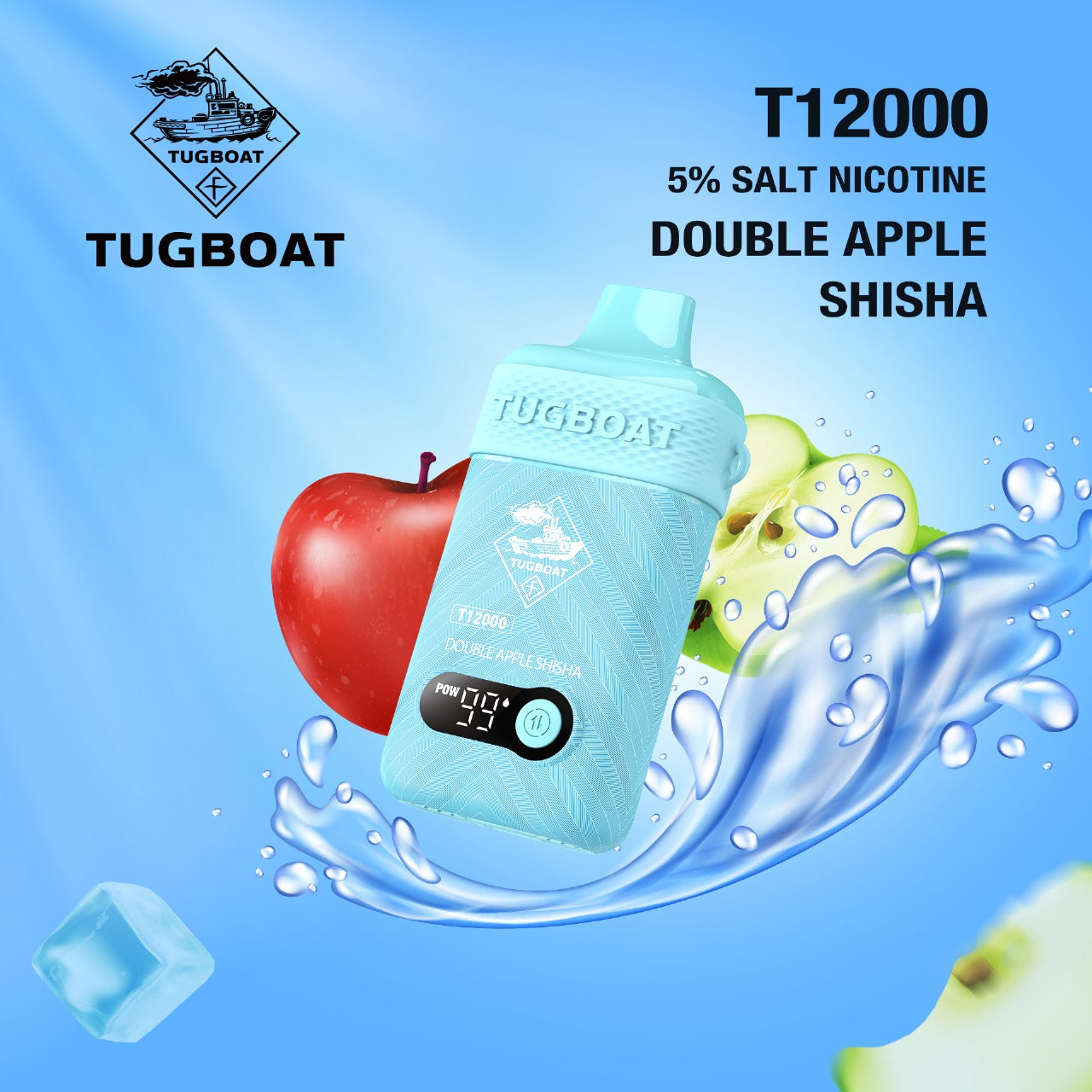 DOUBLE APPLE SHISHA| TUGBOAT T12000