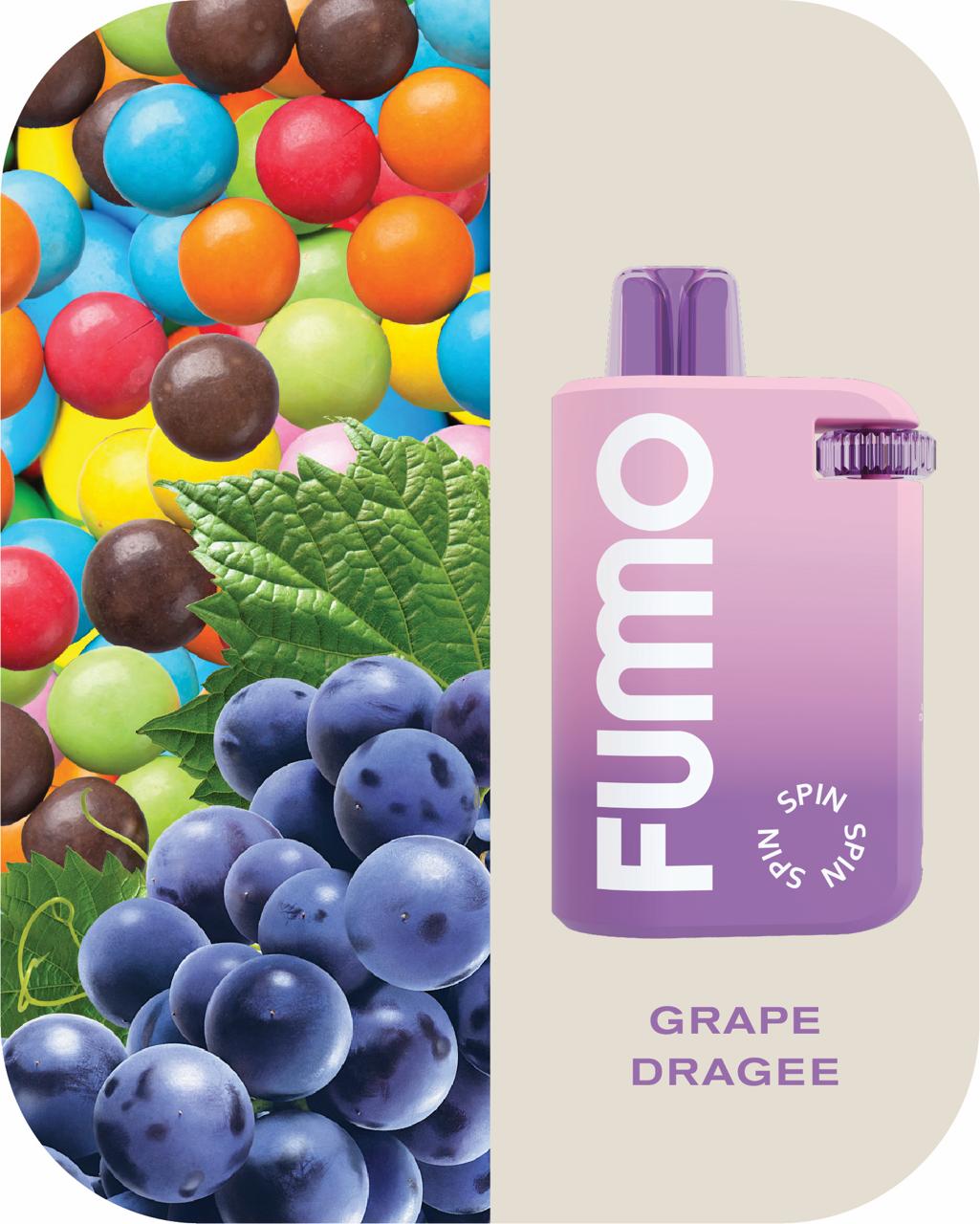 Grape Dragee| Fummo Spin 10000 Puffs