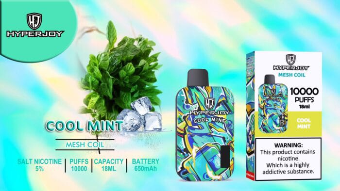 Cool Mint| Hyperjoy 10000 Puffs