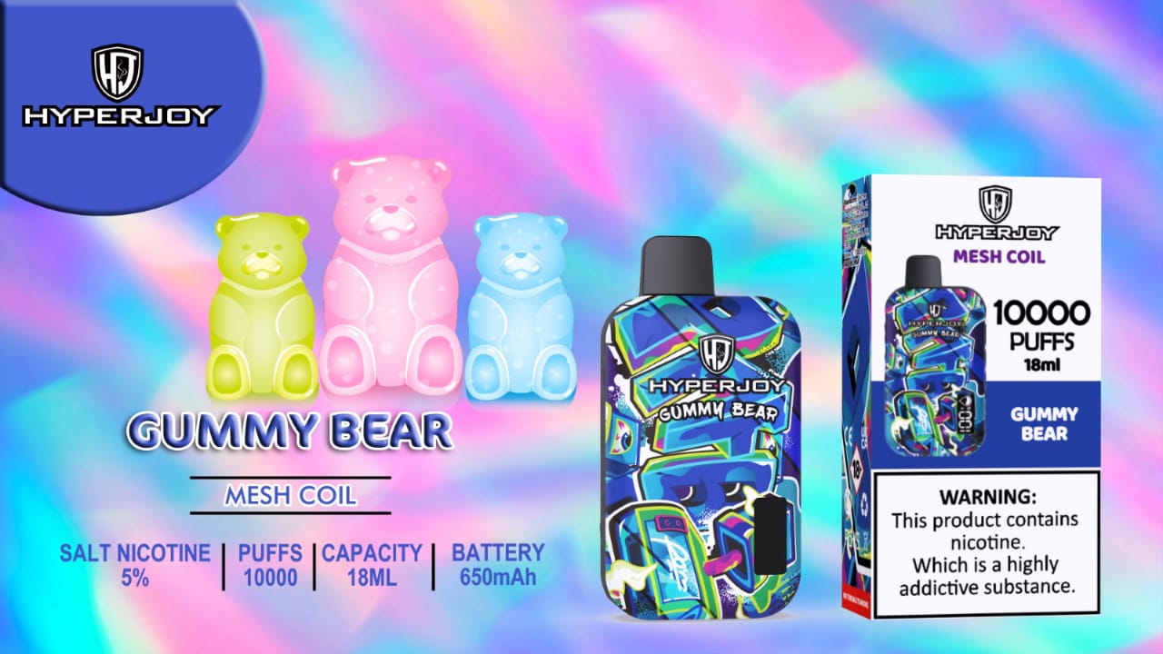 Gummy Bear| Hyperjoy 10000 Puffs