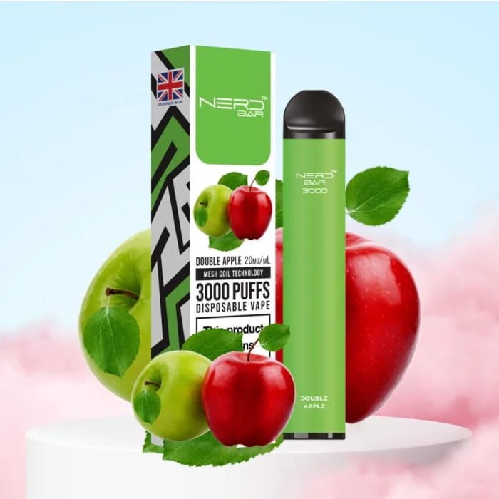 Dubble Apple| Nerd Bar 3000 Puffs