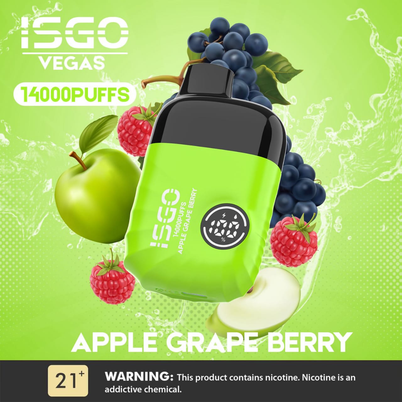 Apple Grape Berry| ISGO VEGAS 14000 Puffs