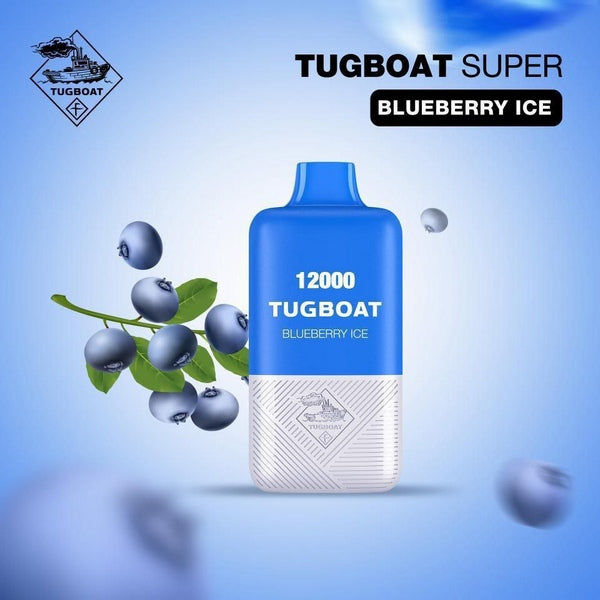 Blueberry Ice| Tugboat Super 12000puffs